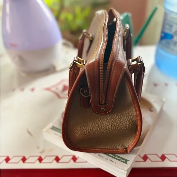 Dooney & Bourke Brown and Tan Tote - Picture 3 of 11